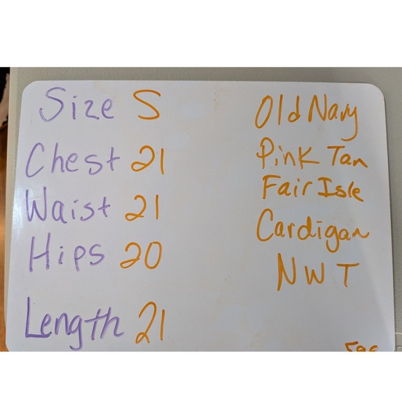 Gorpcore Cozy Chunky Outdoors Tan Pink Black Fair Isle Snowflake S Sweater NWT - Picture 7 of 13